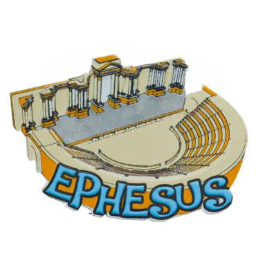 Efes Themed Myros Traditional Polyester Refrigerator Magnet - 12