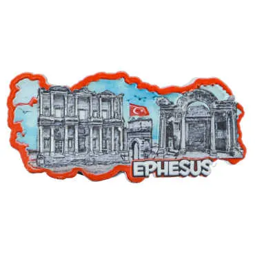 Efes Themed Myros Traditional Polyester Refrigerator Magnet - 10