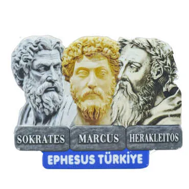 Efes Themed Myros Traditional Polyester Refrigerator Magnet - 7