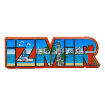 İzmir Temalı Myros Yöresel Polyester Magnet - 5