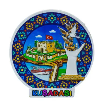 Kuşadası Temalı Myros Yöresel Polyester Magnet - 6