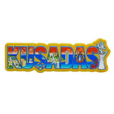Kuşadası Temalı Myros Yöresel Polyester Magnet - 7