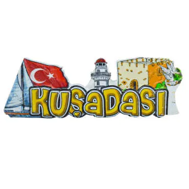 Kuşadası Temalı Myros Yöresel Polyester Magnet - 11