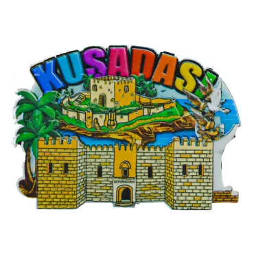 Kuşadası Temalı Myros Yöresel Polyester Magnet - 15