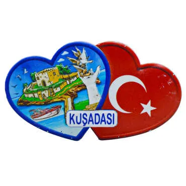 Kuşadası Temalı Myros Yöresel Polyester Magnet - 18