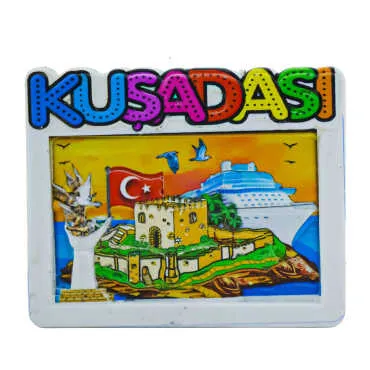 Kuşadası Temalı Myros Yöresel Polyester Magnet - 23