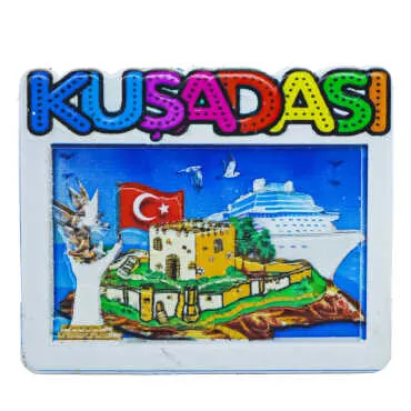 Kuşadası Temalı Myros Yöresel Polyester Magnet - 24