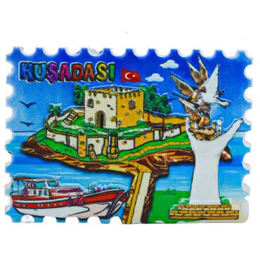 Kuşadası Temalı Myros Yöresel Polyester Magnet - 26