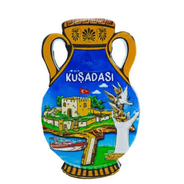 Kuşadası Temalı Myros Yöresel Polyester Magnet - 29