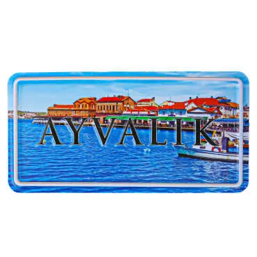 Ayvalik Themed Embossed Pvc Oppression Fridge Magnet - 3