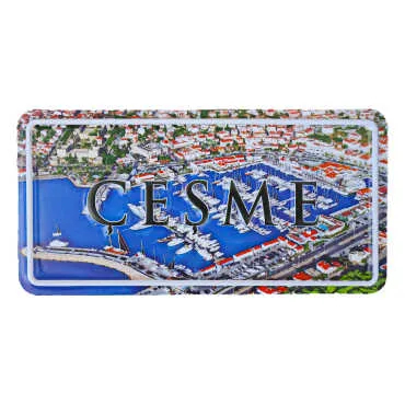 Cesme Themed Embossed Pvc Oppression Fridge Magnet - 2