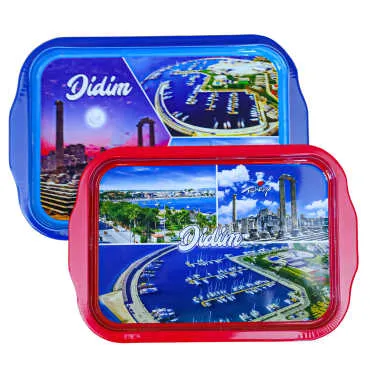 Toptan Didim  Temalı Tepsi Çift Yön Baskılı (23*30 Cm) - 3
