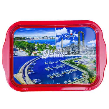Toptan Didim  Temalı Tepsi Çift Yön Baskılı (23*30 Cm) - 4