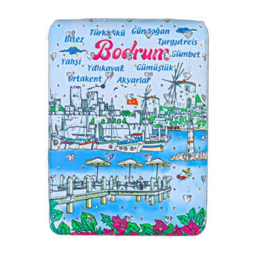 Toptan Bodrum Temalı Myros Di̇kdörtgen Pu Ayna - 3