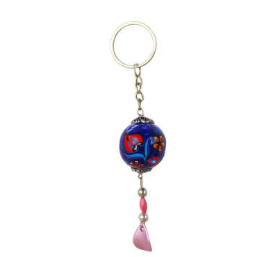 Turkish Ceramic Ball Keychain - 6