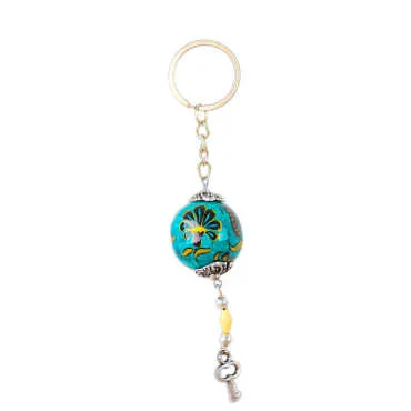 Turkish Ceramic Ball Keychain - 7