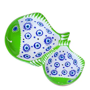 Embossed Evil Eye Fish Snack Bowl