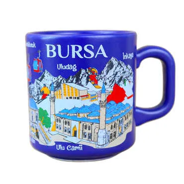 Bursa Temalı Yöresel Seramik Kapuçino Kupa - 5