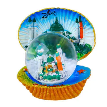 İstanbul Themed Polyester Snow Globe 45 mm