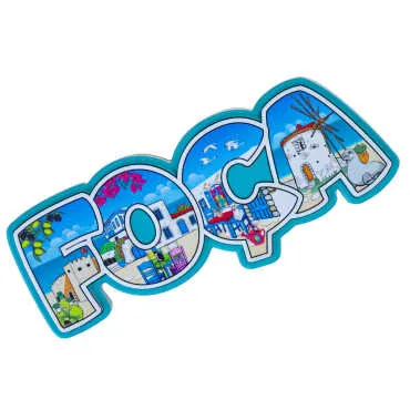 Foça Themed Myros Local Polyester Refrigerator Magnet - 6