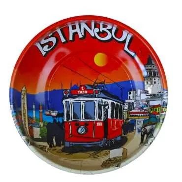 İstanbul Themed Metal Bowl 75 mm - 5
