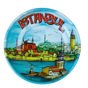 İstanbul Themed Metal Bowl 75 mm - 6