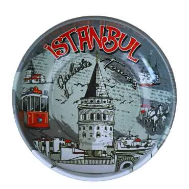 İstanbul Themed Metal Bowl 75 mm - 7
