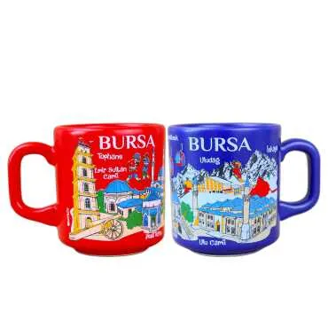 Bursa Temalı Yöresel Seramik Kapuçino Kupa - 2