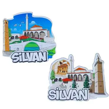 Diyarbakır Temalı Myros Yöresel Polyester Magnet - 3