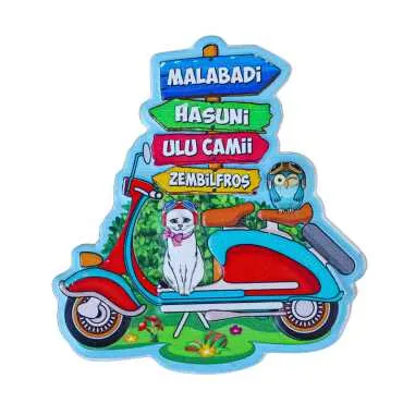 Diyarbakır Temalı Myros Yöresel Polyester Magnet - 6