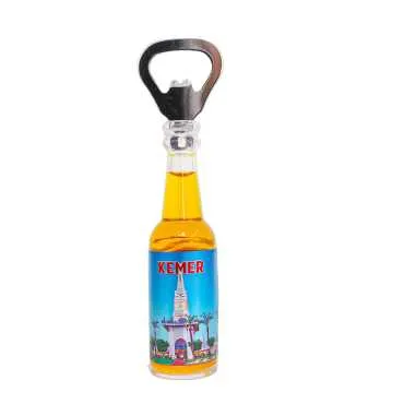 Kemer Temalı Metalize Şişe Açacak Magnet