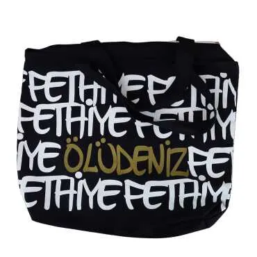 Fethiye Themed Classic Beach Bag