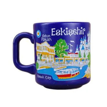 Eskişehir Temalı Yöresel Seramik Kapuçino Kupa
