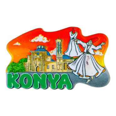 Konya Themed Myros Local Polyester Refrigerator Magnet - 20
