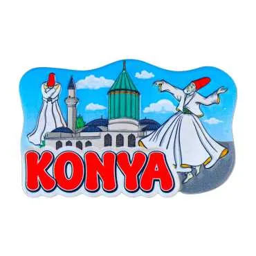 Konya Themed Myros Local Polyester Refrigerator Magnet - 15