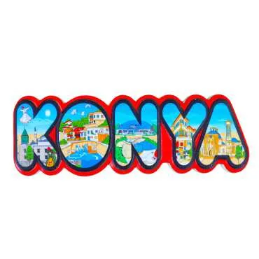 Konya Themed Myros Local Polyester Refrigerator Magnet - 14