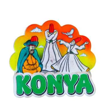 Konya Themed Myros Local Polyester Refrigerator Magnet - 13