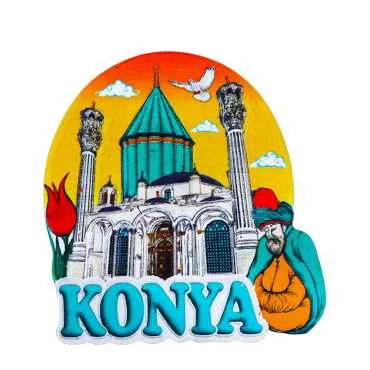 Konya Themed Myros Local Polyester Refrigerator Magnet - 9