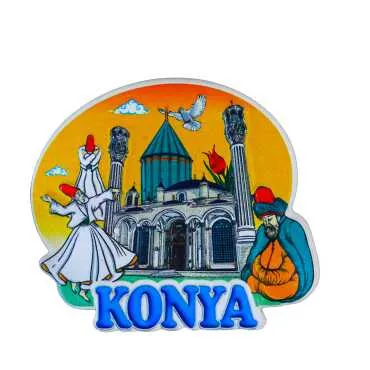 Konya Themed Myros Local Polyester Refrigerator Magnet - 8