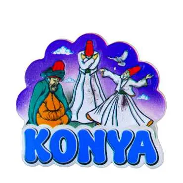 Konya Themed Myros Local Polyester Refrigerator Magnet - 6