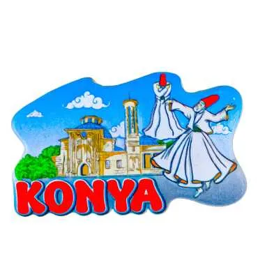 Konya Themed Myros Local Polyester Refrigerator Magnet - 2