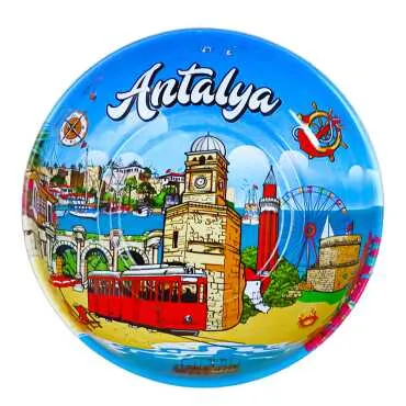 Antalya Temalı Metal Kase 95 Mm - 3