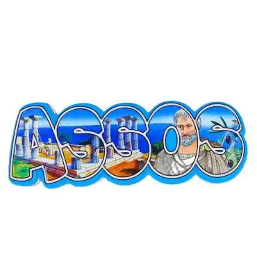 Wholesale Myros Çanakkale Themed Regional Polyester Refrigerator Magnet - 3