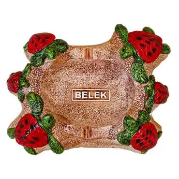 Belek Themed Plaster Turtle Ashtray