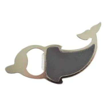 Pamukkale Themed Myros Metal Dolphin Bottle Opener Refrigerator Magnet 102x67 mm - Standart - 2