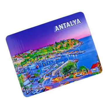 Antalya Themed Embossed PVC Refrigerator Magnet 70x90 mm - 7