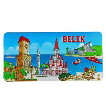 Belek Temalı Metalize Magnet 50*100 Mm
