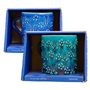 Turquoise Mug with Gift Box - 2
