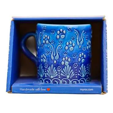 Turquoise Mug with Gift Box - 4