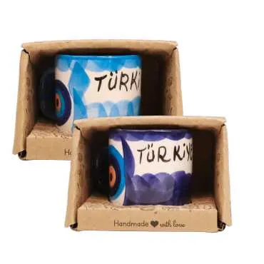 Handmade Ceramic Small Mug with Box - 2